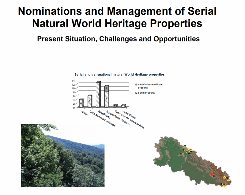 Nominations and Management of Serial Natural World Heritage Properties Present Situation, Challenges and Opportunities - Instituto Regional del Patrimonio Mundial en Zacatecas