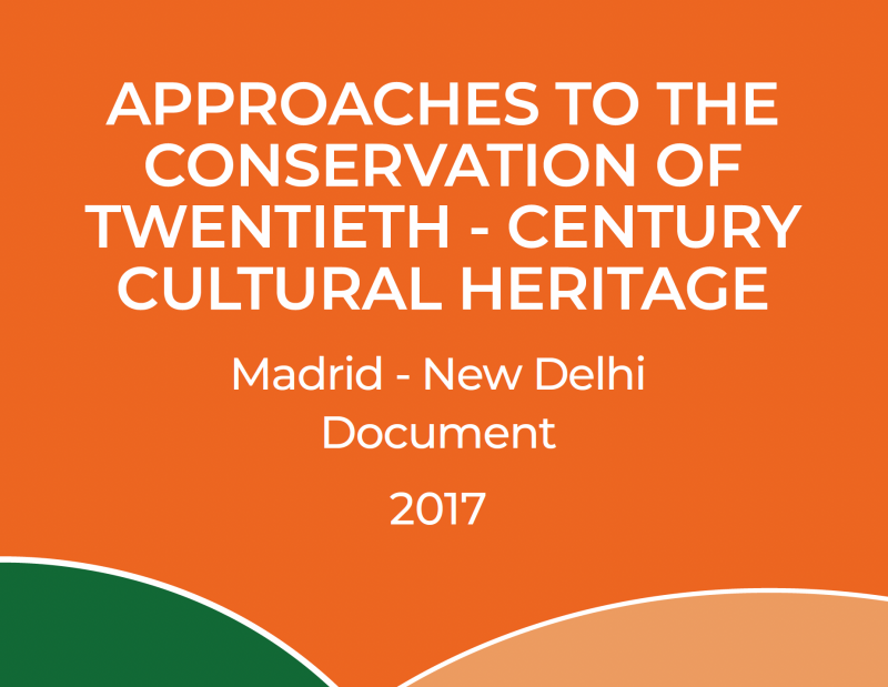 Approaches to the Conservation of Twentieth - Century Cultural Heritage - Instituto Regional del Patrimonio Mundial en Zacatecas