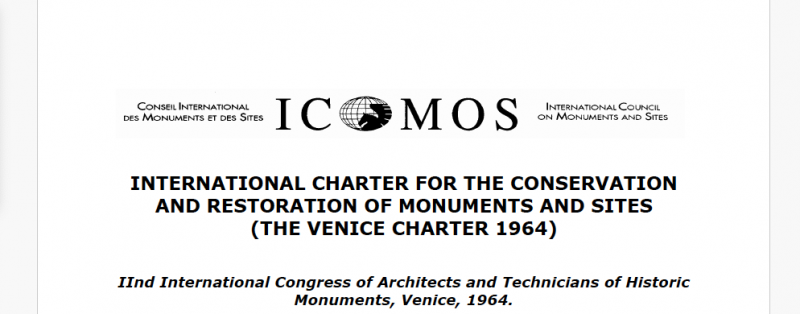International Charter for the Conservation and Restoration of Monuments and Sites (The Venice Charter 1964) - Instituto Regional del Patrimonio Mundial en Zacatecas