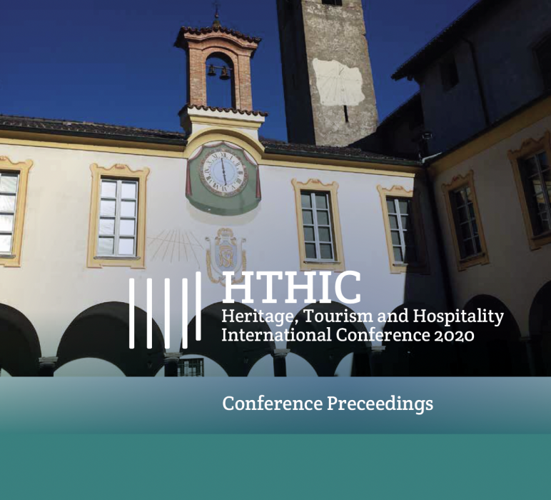 Heritage, Tourism and Hospitality International Conference. HTHIC2020 - Instituto Regional del Patrimonio Mundial en Zacatecas
