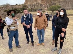 Visita en Zacatecas del Representante de la UNESCO Frédéric Vacheron Oriol a los sitios del Camino Real de Tierra Adentro, Itinerario cultural Patrimonio Mundial y la Zona Arqueológica La Quemada - Instituto Regional del Patrimonio Mundial en Zacatecas